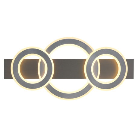 Stropné svietidlo, plast antracit, brúsený sivý kov, akryl biely, DxŠxV: 730x350x70mm, vrátane LED 5 12