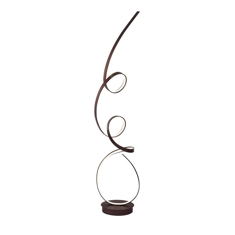 LED dizajnová stojaca lampa 80W - JF2301/BR 3