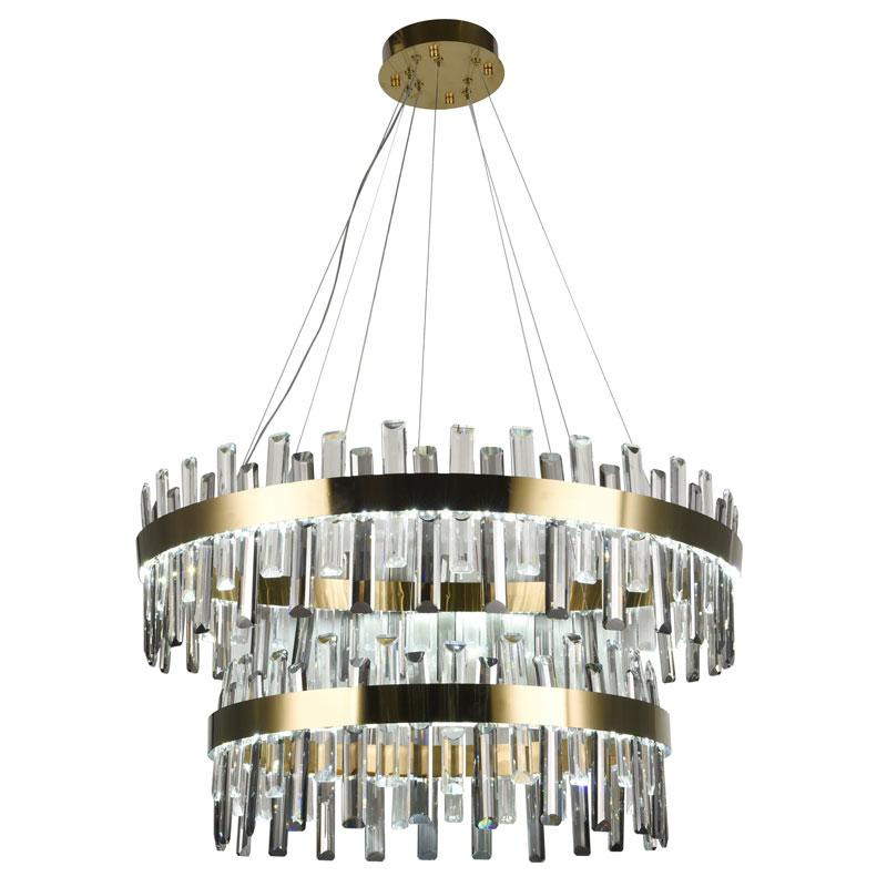 LED krištáľové svietidlo + diaľkový ovládač 190W - J6343/C 9