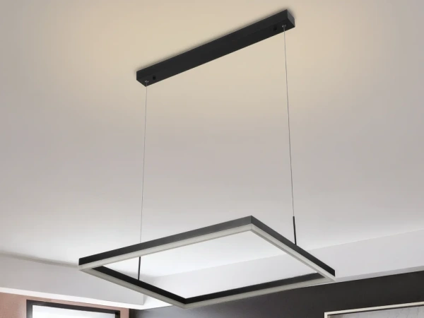 LED závesné svietidlo na lanku + diaľkový ovládač 55W - J4320/B