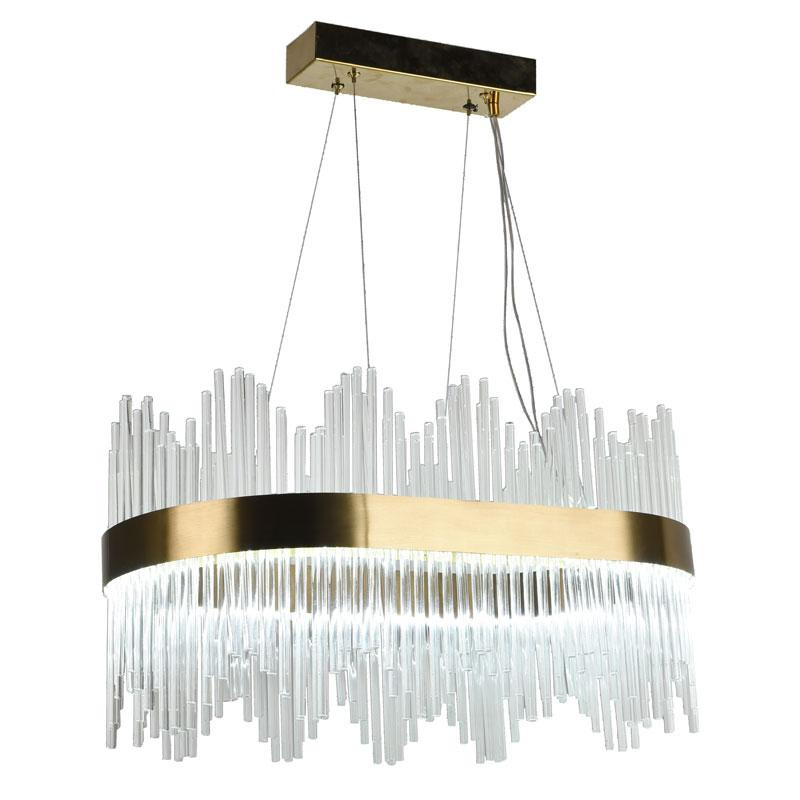 LED krištáľový luster + diaľkový ovládač 70W - J6315/C 6