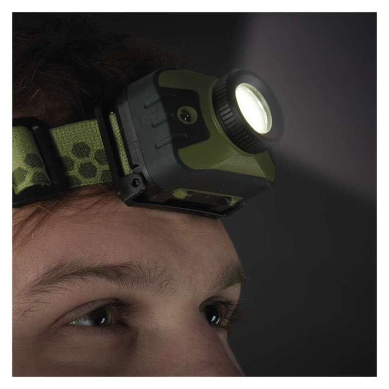 CREE LED čelovka P3539, 330 lm, 200 m, 3× AAA 5