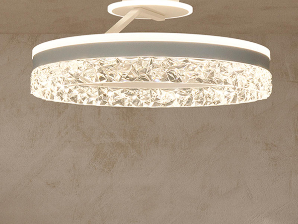 LED luxusné stropné krištáľové svietidlo s diaľkovým ovládačom 85W - TA1306/W 13