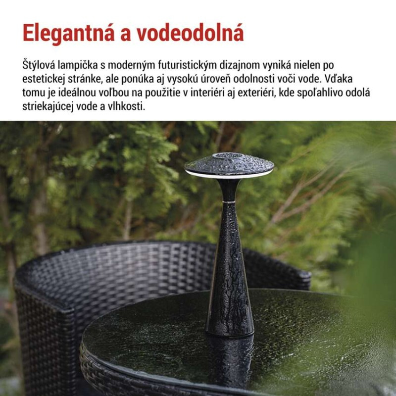 LED stolná lampa JASON, dobíjacia 5