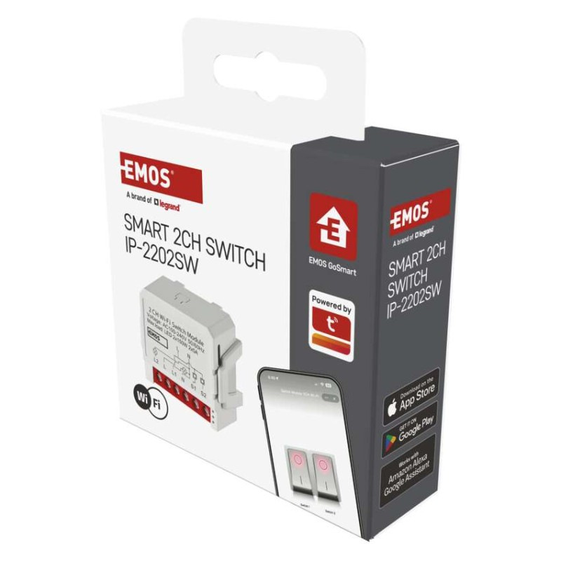 GoSmart spínací modul IP-2202SW, WiFi, 2-kanálový 6
