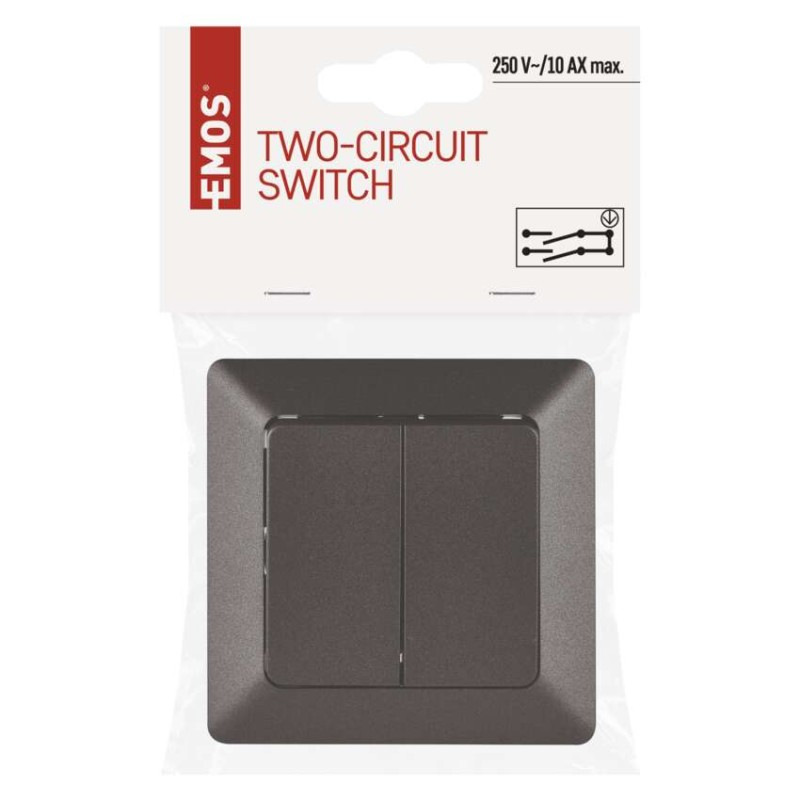 Vypínač sériový č. 5, antracit 3