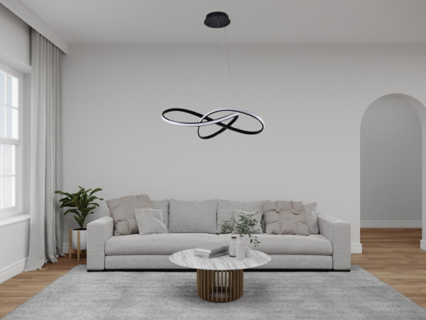 LED závesné svietidlo + diaľkový ovládač 70W - J4331/B 9