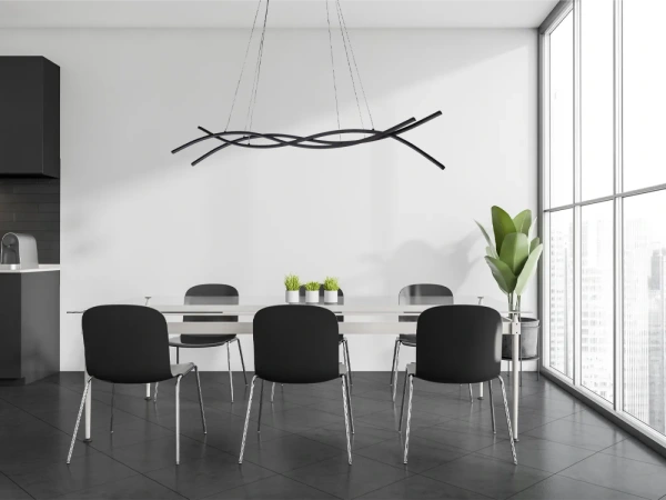 LED závesné svietidlo s diaľkovým ovládačom 80W - J4368/B 13