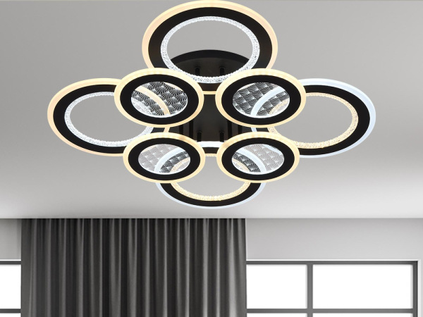 LED stropné svietidlo s diaľkovým ovládačom 200W - J3347/B 7