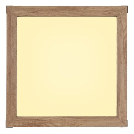 Stropné svietidlo, kov biely a čierny, MDF so vzhľadom dreva, plast biely, niekoľko úrovní cez náste 11