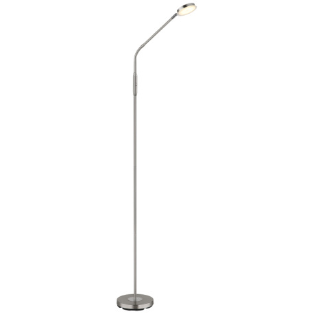 Stojanová lampa, kov nikel matný, akryl satinovaný, priehľadné, dotykové zapnutie/vypnutie, dotykový 14