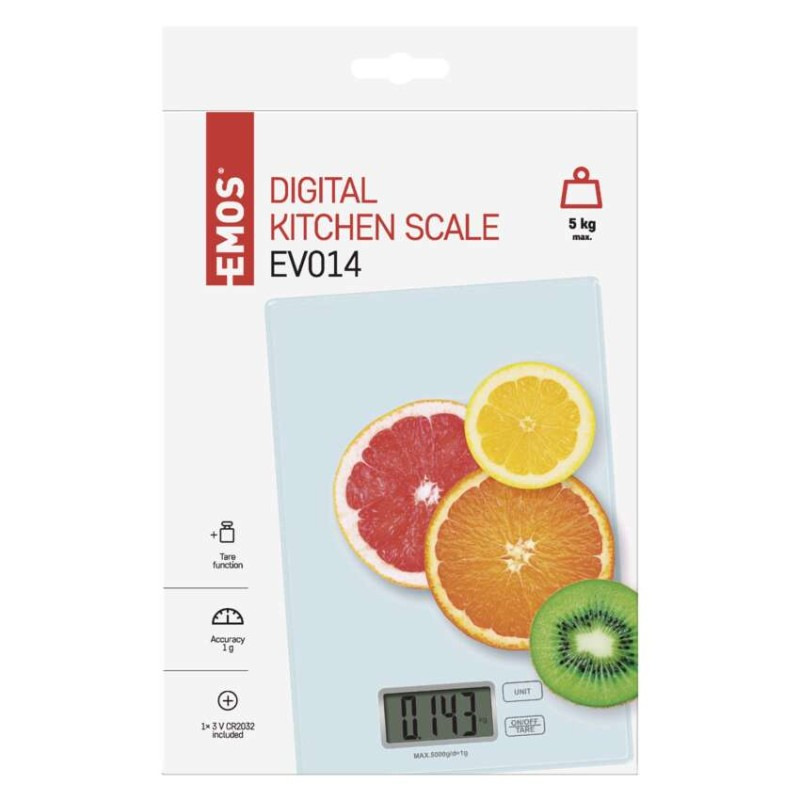 Digitálna kuchynská váha EV014, biela 11