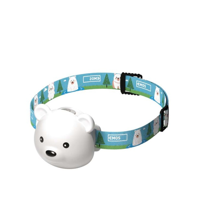 LED nabíjacia čelovka medveď P3543, 80 lm, Li-Pol 500 mAh