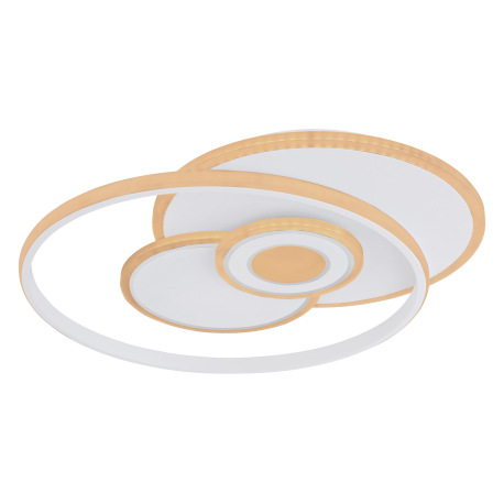 Stropné svietidlo, kov biely, chróm, akryl biely, pamäťová funkcia, nočné svetlo, stmievateľné, diaľ 8