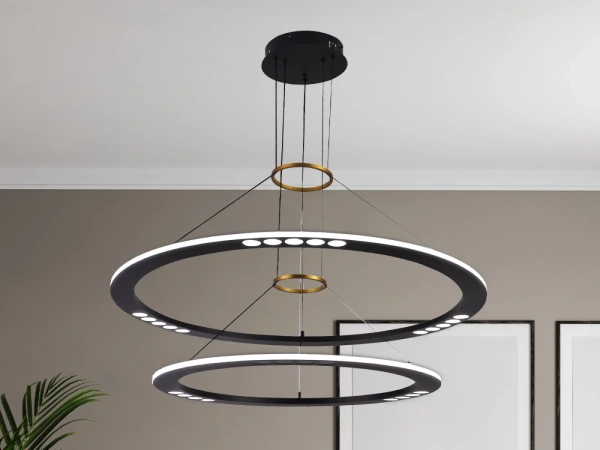 LED závesné svietidlo na lanku + diaľkový ovládač 90W - J7302/B 13