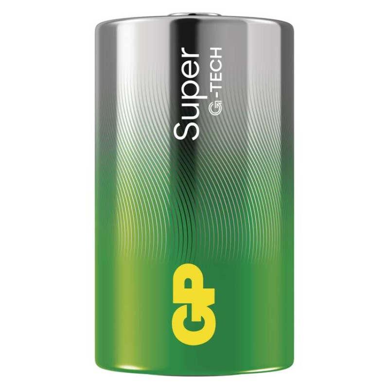 Alkalická batéria GP Super LR20 (D), 2 ks 2