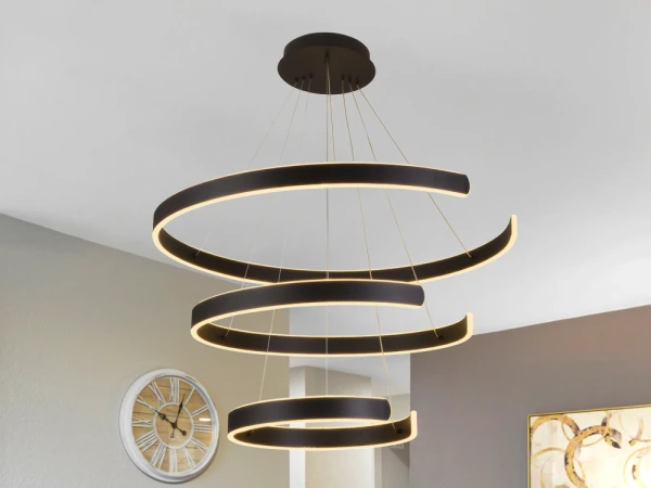 LED visiace svietidlo + diaľkový ovládač 220W - J4329/B 4