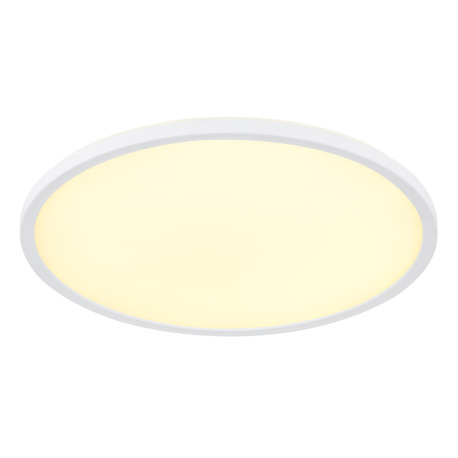 Stropné svietidlo, plast biely, plast satinovaný, plast biely, podsvietenie, 3 úrovne osvetlenia pom 16