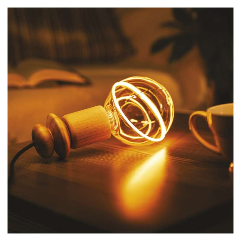 LED žiarovka DECO G130SRA / E27 / 4 W (22 W) / 220 lm / flame 11