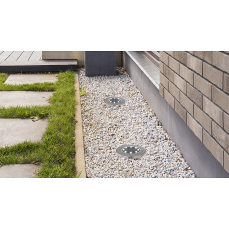 Solárne svietidlo, nerezová oceľ, plast, čierna, 2ks v balení, so zapichovacím hrotom, IP44, vypínač 10