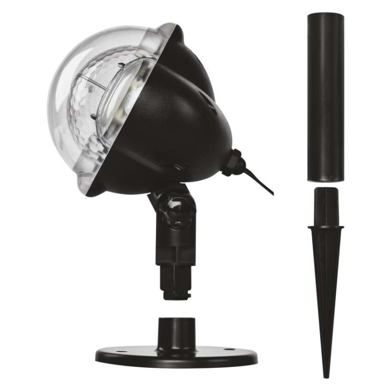 LED dekoratívny projektor – hviezdičky, vonkajší aj vnútorný, teplá/studená biela 5