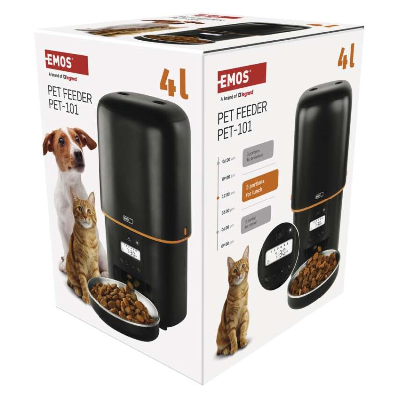 Dávkovač krmiva Pet Care, 4 l, čierny 9