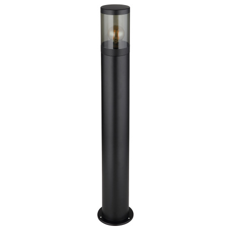 Vonkajšie svietidlo nerezová oceľ čierna matná, plast dymovej farby, smer svetla: nahor, IP44, ø: 14 10