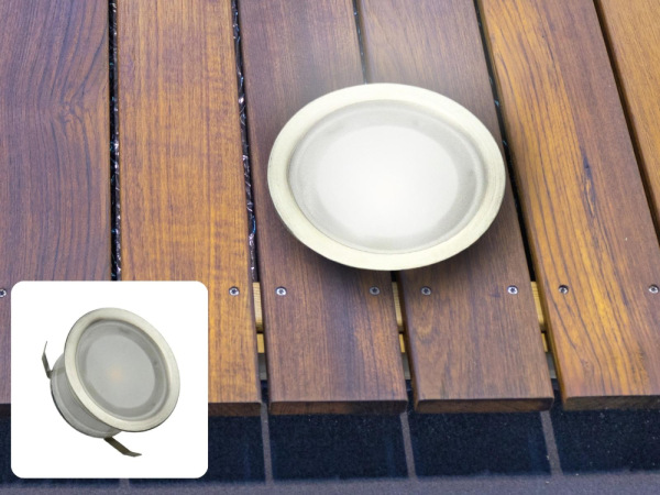 LED vonkajšie podlahové svetlo 0,4W / IP67 FL104 / 4000K - LFL123 4