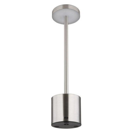 Nabíjateľná stolová lampa, kov matný nikel, plast biely, dotykové zapnutie/vypnutie, plynulé dotykov 3
