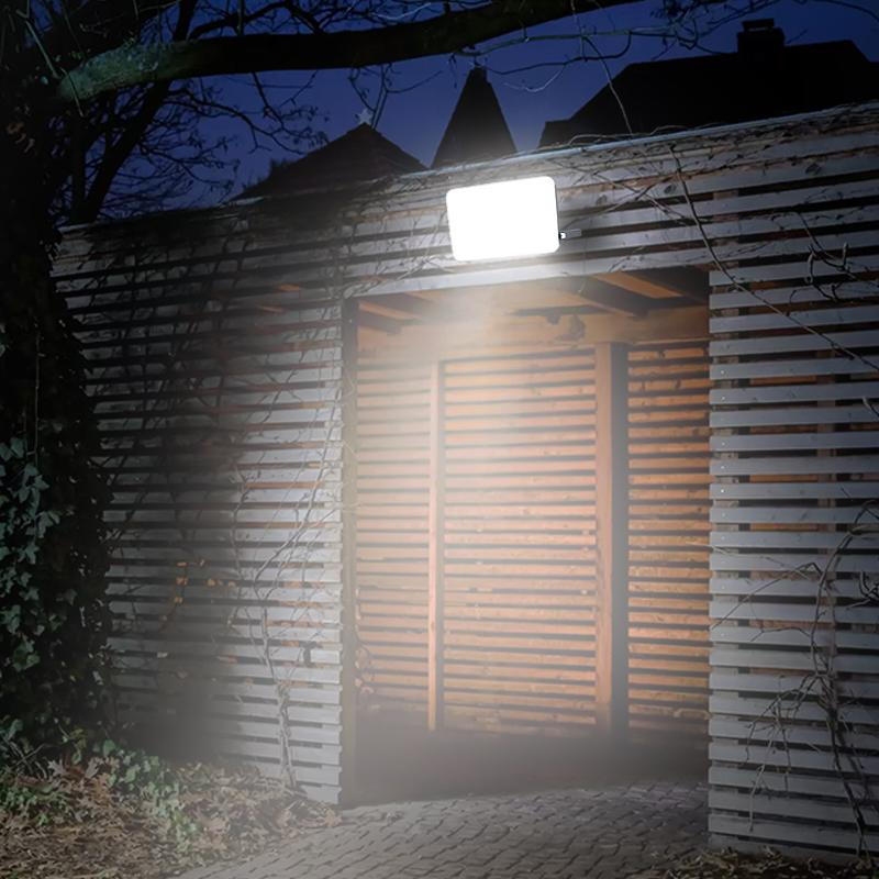 Vonkajší čierny LED reflektor 100W / 4000K - LF7025 6