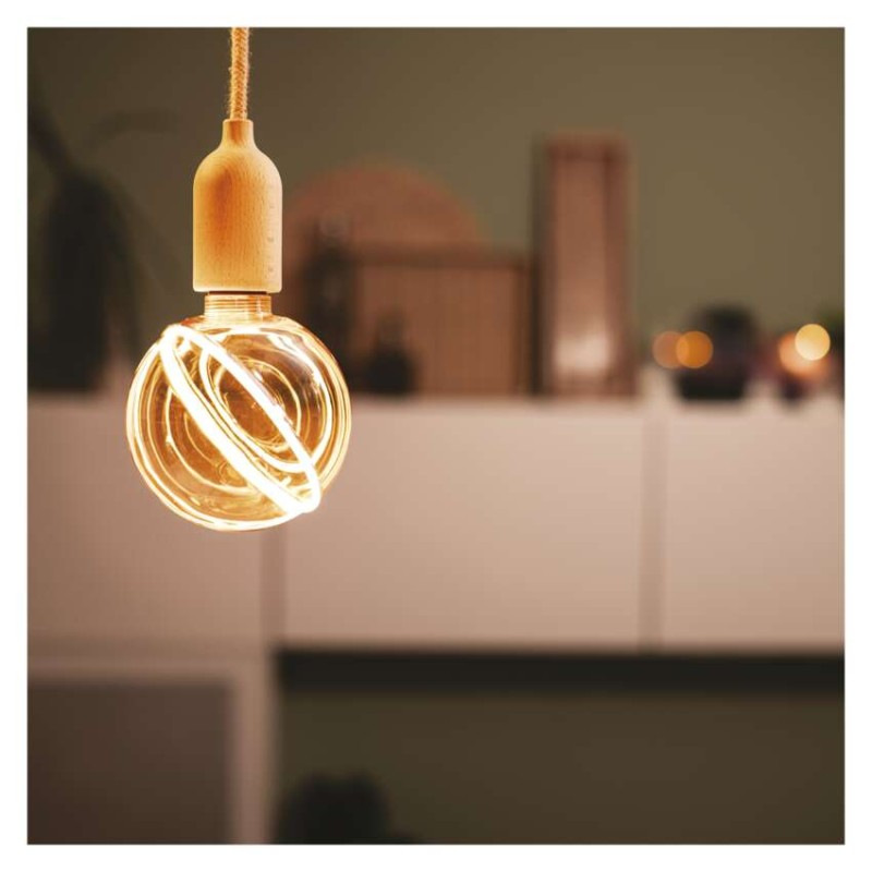 LED žiarovka DECO G130SRA / E27 / 4 W (22 W) / 220 lm / flame 10