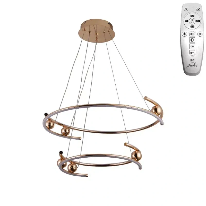 LED závesné svietidlo + diaľkový ovládač 80W - J4346/GCH 11