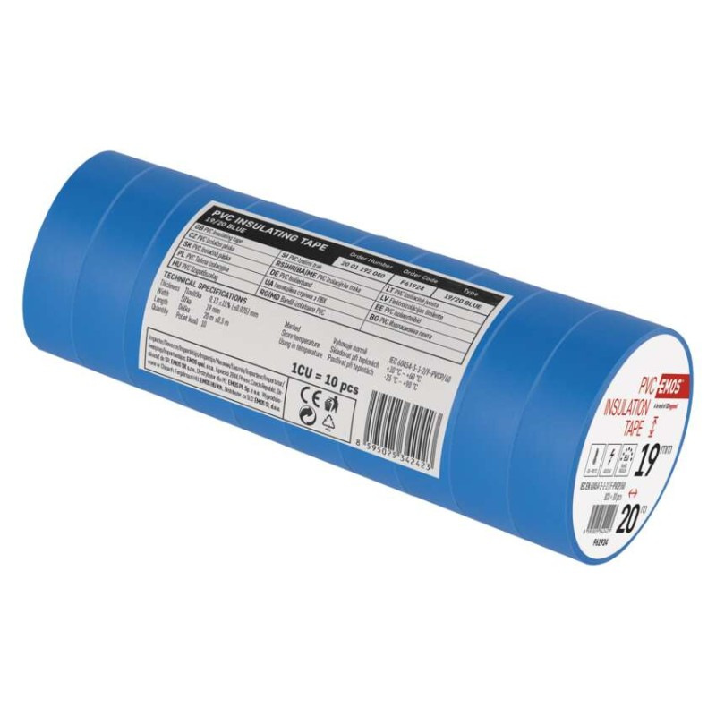 Izolačná páska PVC 19mm / 20m modrá 1