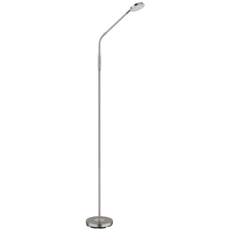 Stojanová lampa, kov nikel matný, akryl satinovaný, priehľadné, dotykové zapnutie/vypnutie, dotykový 17