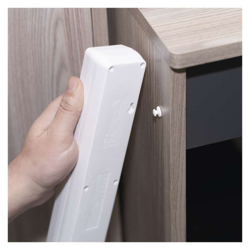 Predlžovací kábel 2 m / 3 zásuvky / s vypínačom / biely / 1×USB-A + 1×USB-C / 1,5 mm2 5