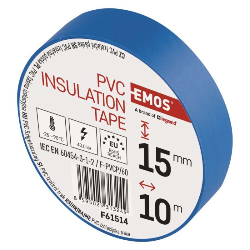 Izolačná páska PVC 15mm / 10m modrá 3