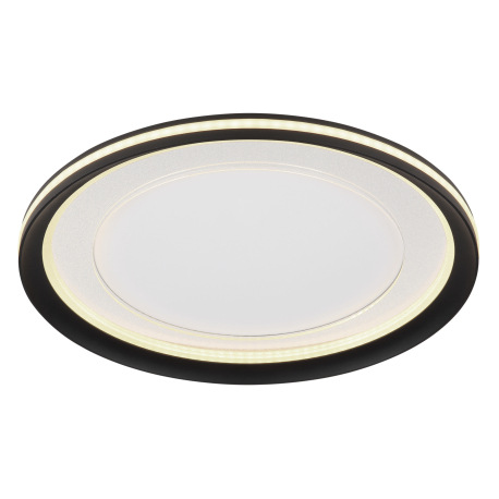 Stropné svietidlo kov biely, akryl zrkadlový, hliník čierny, stmievateľné, niekoľko úrovní pomocou n