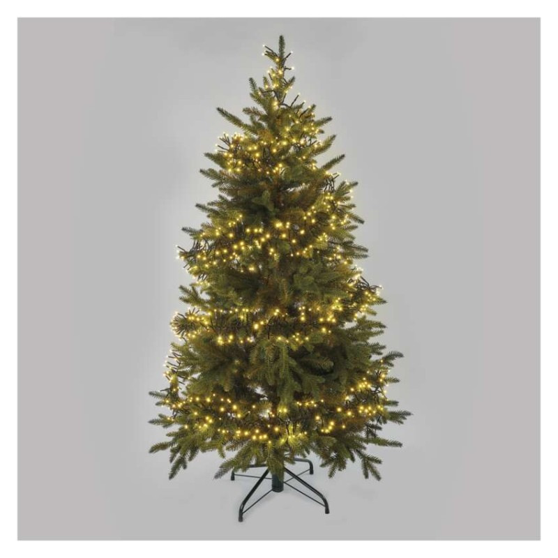 LED vianočná reťaz – ježko, 7,2 m, vonkajšia aj vnútorná, teplá biela, programy, časovač 10