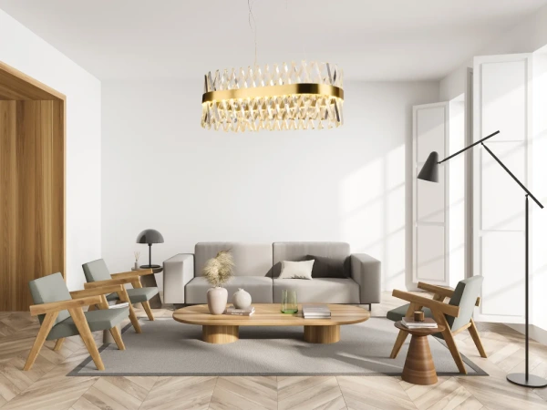 LED krištáľový luster + diaľkový ovládač 90W - J6307/C 11