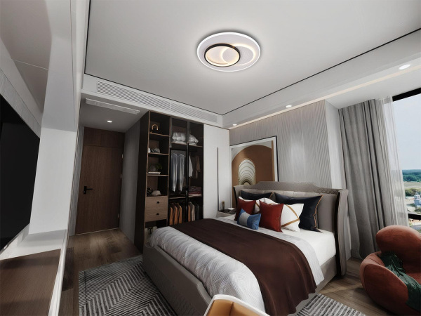 LED stropná lampa + diaľkový ovládač 85W - J1358/W 3