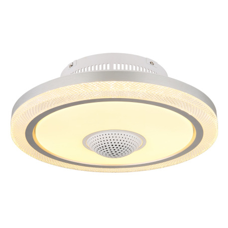 Stropný ventilátor, kov biely, hliník, plast biely, stmievateľný, niekoľko úrovní pomocou nástenného 15