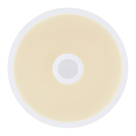 Stropné svietidlo, plast biely, Bluetooth, reproduktor 3W, päm.funkcia, nočné svetlo, stmievateľné, 3
