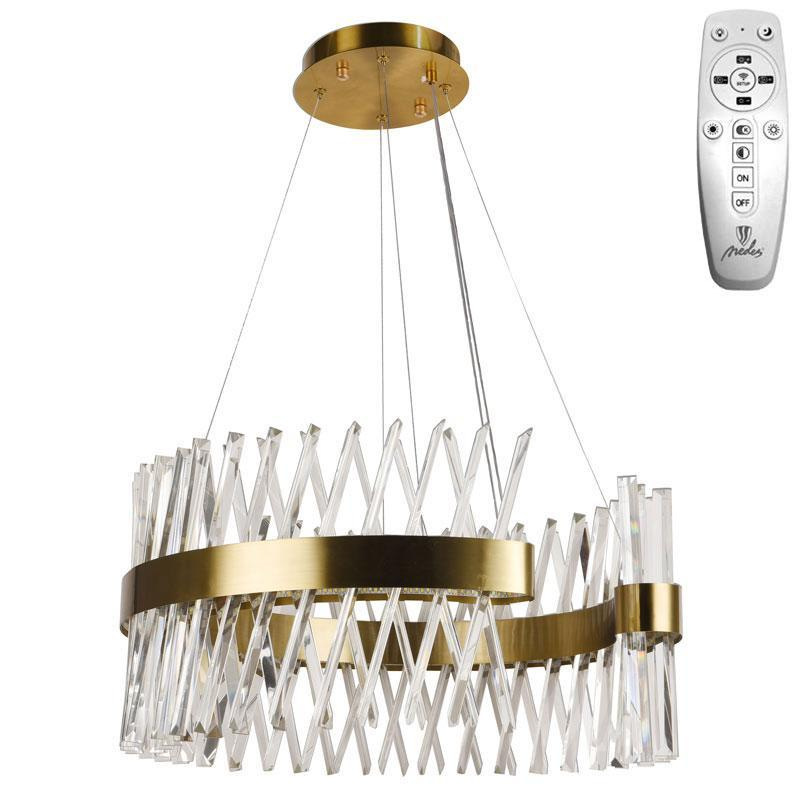 LED krištáľové svietidlo + diaľkový ovládač 130W - J6304/C 6