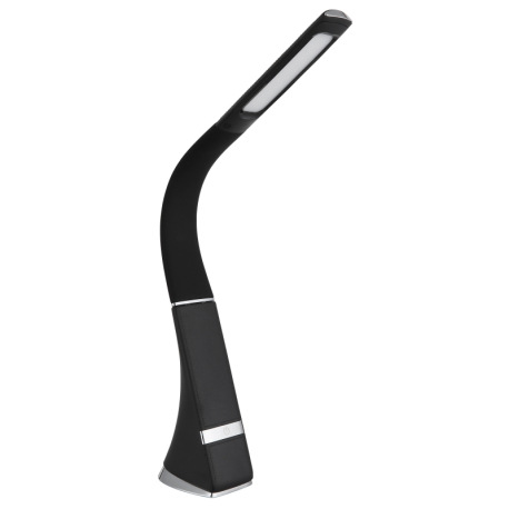 Stolové svietidlo, plast čierny, chrómový, dotykový stmievač, bez adaptéra, USB-C - USB-C, Flexo, CR 14