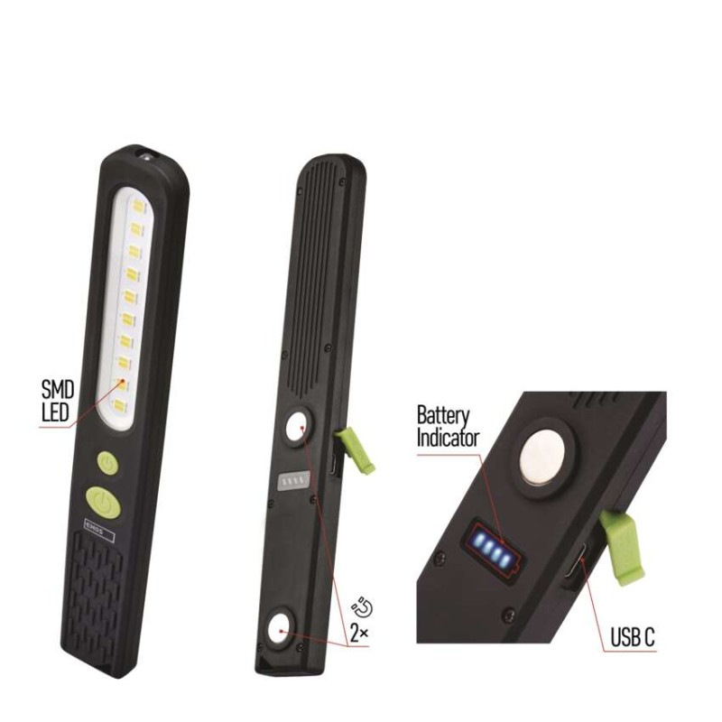 SMD LED + LED nabíj. svietidlo P4538, 700 lm, 1200 mAh 4