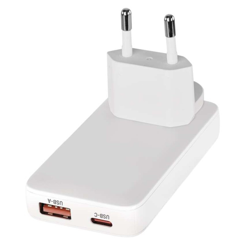 USB sieťový adaptér GaN PD 65W, AC + kábel 12
