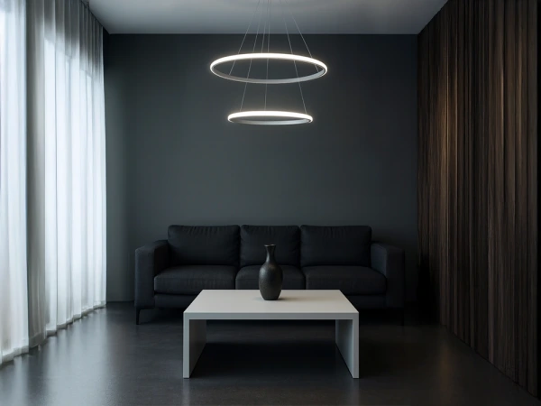 LED závesné svietidlo s diaľkovým ovládačom 55W - TB2301/W 2