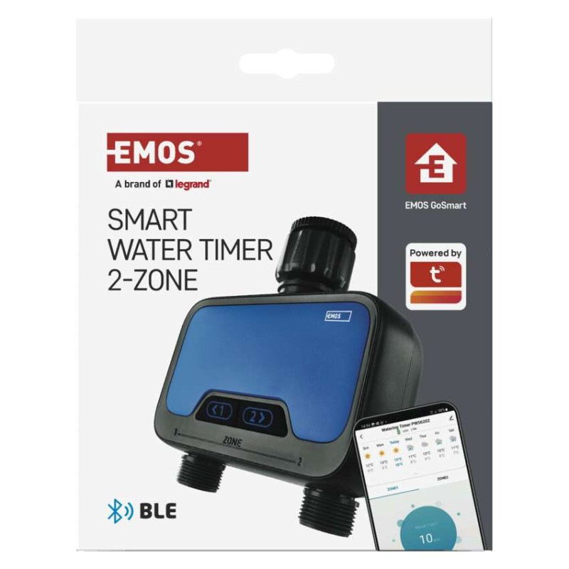 Časovač zavlažovania GoSmart, Bluetooth 5.0, 2 výstupy 10