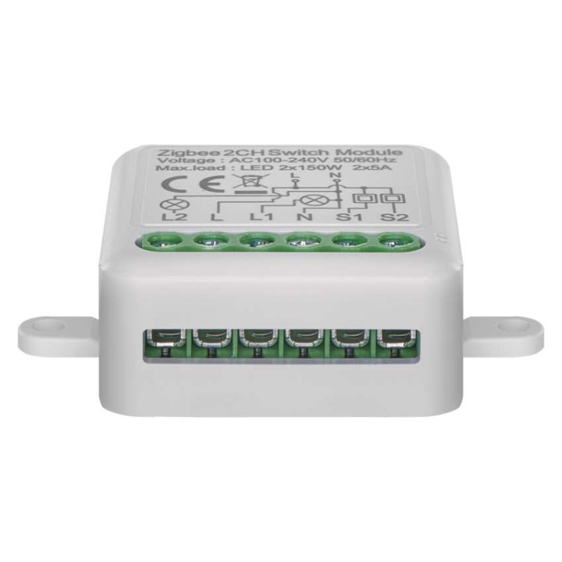 GoSmart spínací modul IP-2102SZ, ZigBee, 2-kanálový 13
