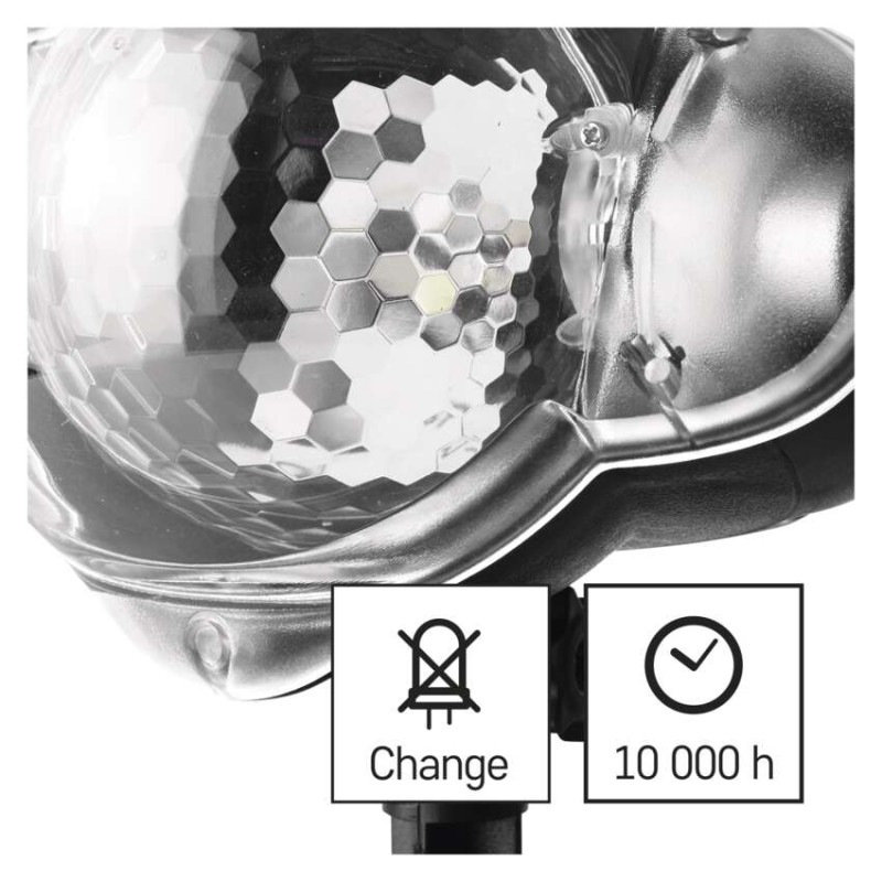 LED dekoratívny projektor – hviezdičky, vonkajší aj vnútorný, teplá/studená biela 9